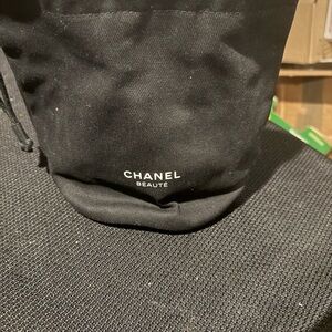 Chanel Black Makeup Bag  bucket